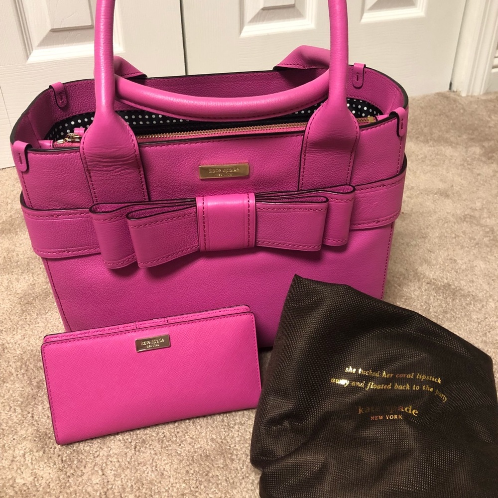Kate Spade Handbag with matching wallet